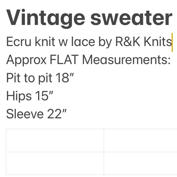 Vintage 70s Cotton Crochet Sweater 10 Lace Ribbon - Picture 7 of 7